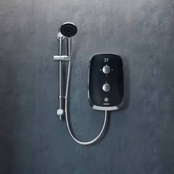 Aqualisa eMOTION Electric Shower - 10.5KW - Midnight Black