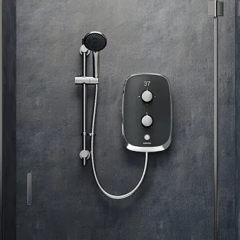 Aqualisa eMOTION Electric Shower - 9.5KW - Space Grey