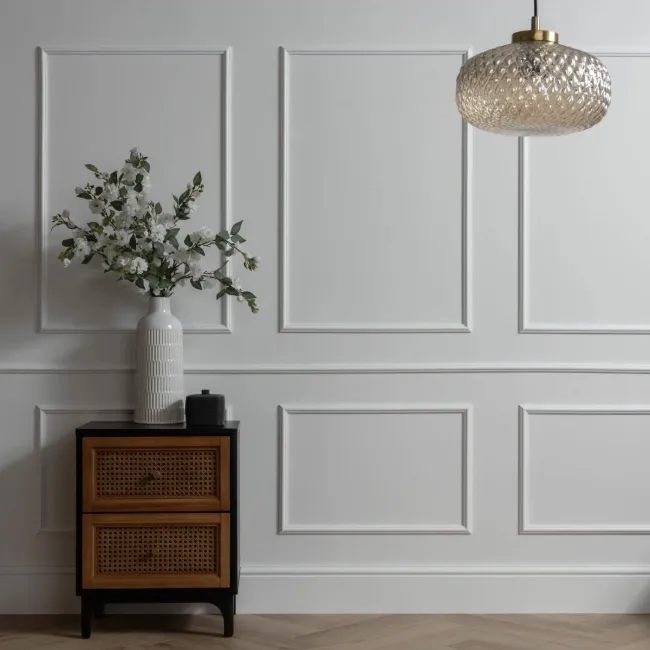 Trepanel Style® Paintable Astragal Moulded PS Wall Beading/Dado