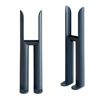 Inky Blue Traditional 2 Column Radiator Feet