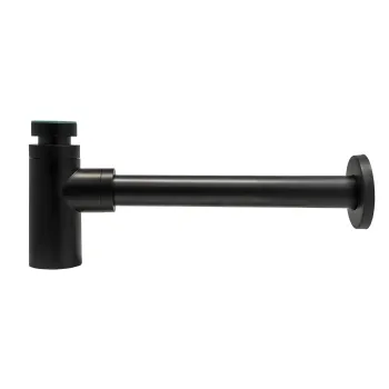 Matt Black Round Basin Bottle Trap