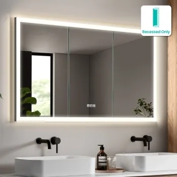 Ivy Recessed LED Mirror Cabinet 700x1200mm
