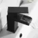 Avon Matt Black Waterfall Basin Mixer Tap