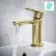 Avill Brushed Brass Cloakroom Basin Mixer Tap