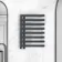 Palermo Anthracite Designer Heated Towel Rail 800x600mm