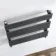 Santorini Anthracite Flat Panel Heated Towel Rail 800x600mm