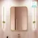Olivia Brushed Brass Rectangular Bathroom Mirror 700x500mm