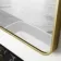 Olivia Brushed Brass Rectangular Bathroom Mirror 500x1000mm