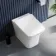 Houston Rimless Back To Wall Toilet With Premium Soft Close Slim Seat