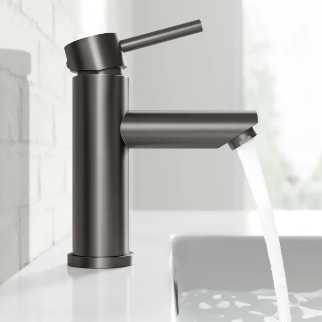 Alyn Gunmetal Grey Basin Mixer Tap
