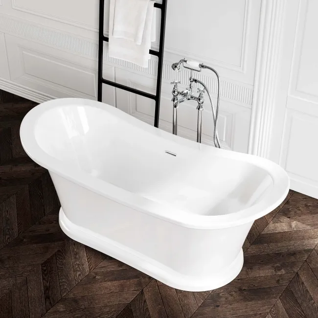 Mayfair 1700mm Freestanding Roll Top Slipper Bath