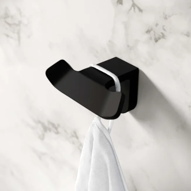 Eloise Matt Black Robe Hook 
