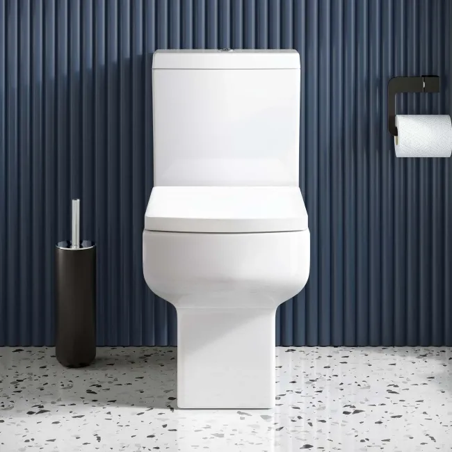 Portland Fully Back to Wall Close Coupled Toilet With Soft Close Seat