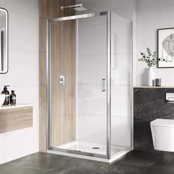 London 6mm Bifold Shower Enclosure 1000x800mm