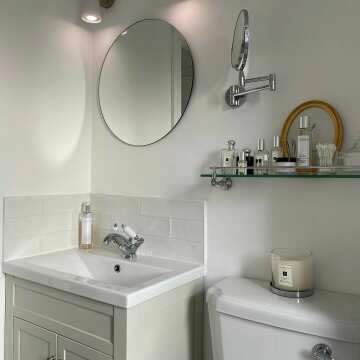 Bermuda Chalk White Basin Vanity 600mm