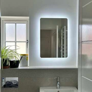 Evelyn Illuminated LED Mirror 700x500mm