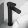 Avill Matt Black High Rise Basin Mixer Tap