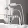 Nene Traditional Chrome Bath Shower Mixer Tap