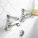 Cherwell Traditional Chrome Hot & Cold Bath Taps