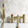Aire Brushed Brass Bath Filler & Handheld Shower