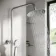 Doon Round Chrome Thermostatic Bath Filler Shower Set