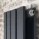 Faro Anthracite Double Flat Panel Vertical Radiator 1600x280mm