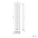 Faro Matt Black Single Flat Panel Vertical Radiator 1800x350mm