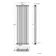 Athens Matt Black Triple Column Vertical Traditional Radiator 1800x560mm