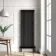 Athens Matt Black Triple Column Vertical Traditional Radiator 1800x650mm