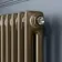 Athens Antique Gold Double Column Vertical Traditional Radiator 1800x290mm