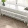 Athens White Triple Column Horizontal Traditional Radiator 300x1415mm