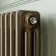 Athens Antique Gold Triple Column Horizontal Traditional Radiator 600x425mm