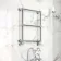 Gibraltar Wall Hung Traditional Chrome Heated Towel Rail 690x600mm