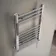 Barcelona Chrome Straight Heated Towel Rail 650x400mm
