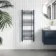 Barcelona Inky Blue Straight Heated Towel Rail 1200x500mm