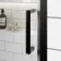 London Matt Black 6mm Sliding Shower Door 1000mm