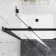 London Matt Black 6mm Pivot Shower Door 1000mm