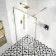 Munich Brushed Brass Framed Easy Clean 8mm Wet Room Shower Glass Panel 1200mm
