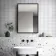 Mia Black Framed Mirror Cabinet 710x500mm