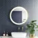 Mollie Brushed Brass Round Illuminated LED Mirror 600mm