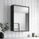 Mia Black Framed Mirror Cabinet 610x450mm