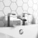 Welland Chrome Basin & Bath Mixer Tap Set
