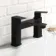 Mersey Matt Black Basin & Bath Mixer Tap Set