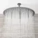 Ballina Premium Ceiling Chrome Round Thermostatic Shower Set - 400mm Head & Hand Shower