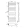 Santorini Electric Matt Black Flat Panel Heated Towel Rail 1600x600mm