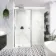 Vienna Easy Clean 8mm Hinged Shower Enclosure 900x900mm