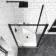 London Matt Black 6mm Pivot Shower Enclosure 900x700mm