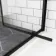 London Matt Black 6mm Pivot Shower Enclosure 1000x700mm