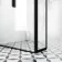 Munich Matt Black Framed 8mm Wet Room Shower Glass 1000mm & 250mm Pivotal Return Panel