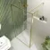 Munich Brushed Brass Framed 8mm Wet Room Shower Glass 1000mm & 250mm Pivotal Return Panel